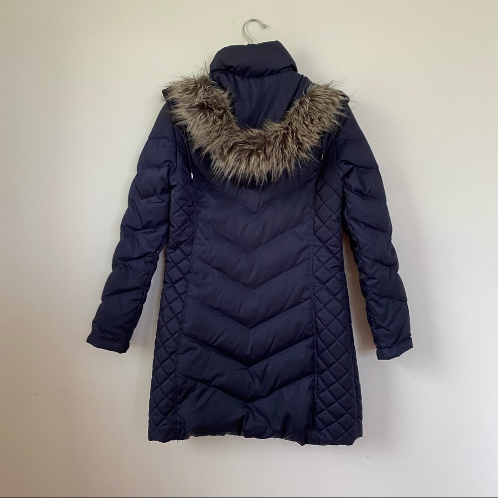 Kenneth Cole Quilted Chevron Down Puffer Jacket S - Picture 5 of 11